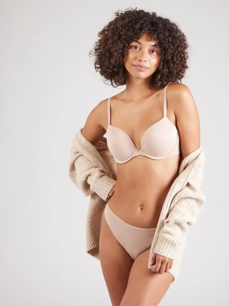 Calvin Klein Underwear String  crema miniatura 3