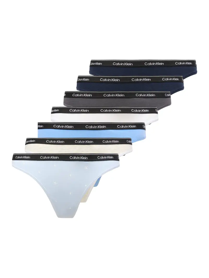 String crema / blu chiaro / grigio scuro / bianco