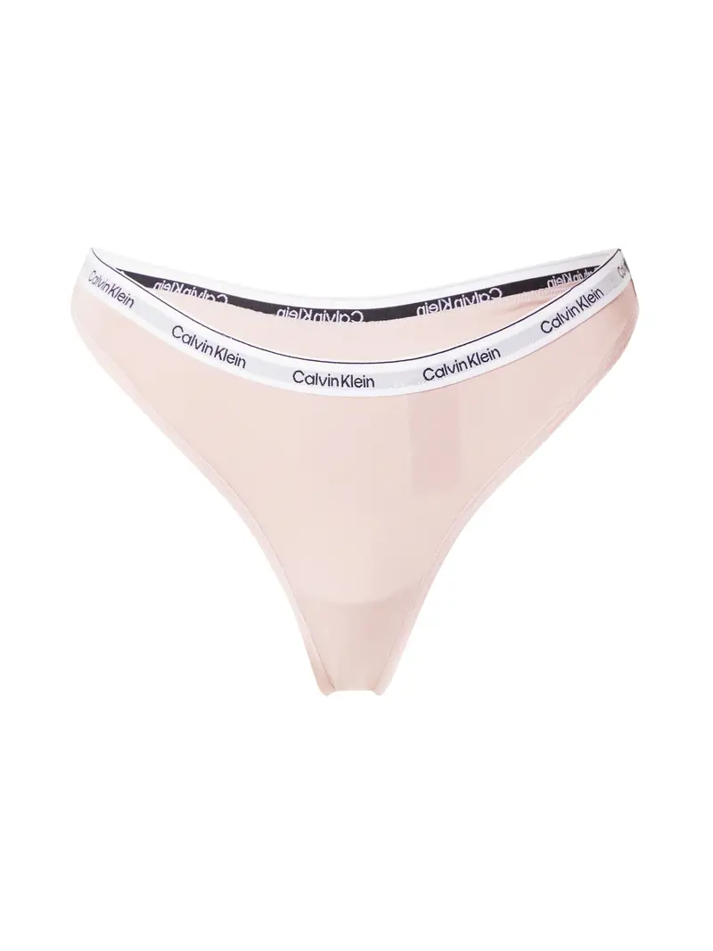 Calvin Klein Underwear String  grigio chiaro / rosa pastello / nero / bianco