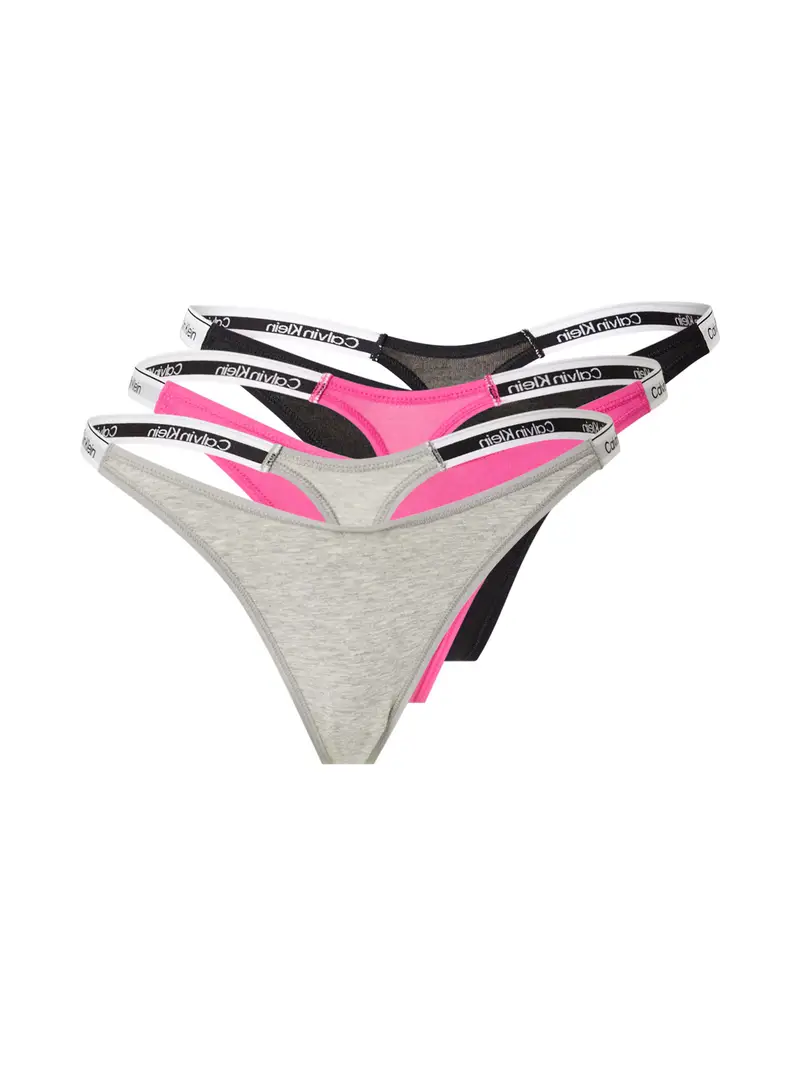 String grigio sfumato / lilla / nero