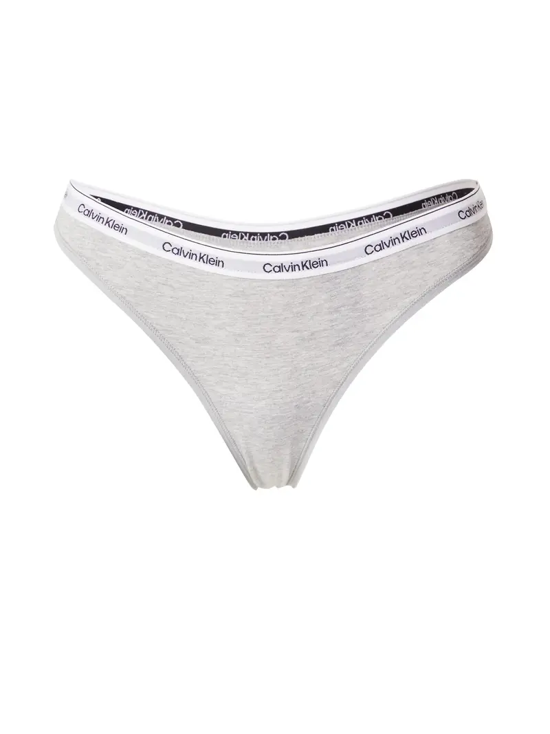 Calvin Klein Underwear String grigio sfumato / nero / bianco