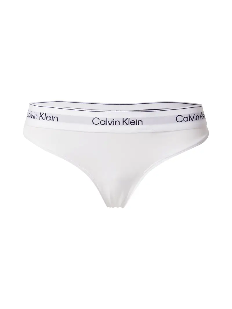 Calvin Klein Underwear String nero / bianco