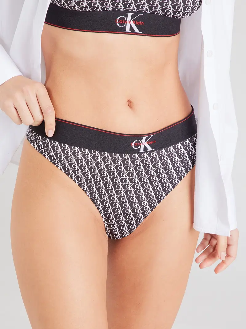 String rosso / nero / bianco miniatura 2