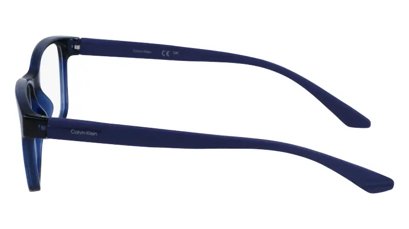 Unisex Calvin Klein CK23528N 438 Montature da vista Bio-iniettato Blu Squadrata Normale miniatura 3