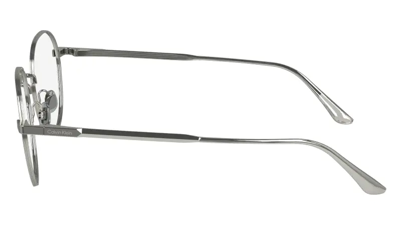 Unisex Calvin Klein CK24101N 045 Montature da vista Metallo Argento Geometrica Normale miniatura 3