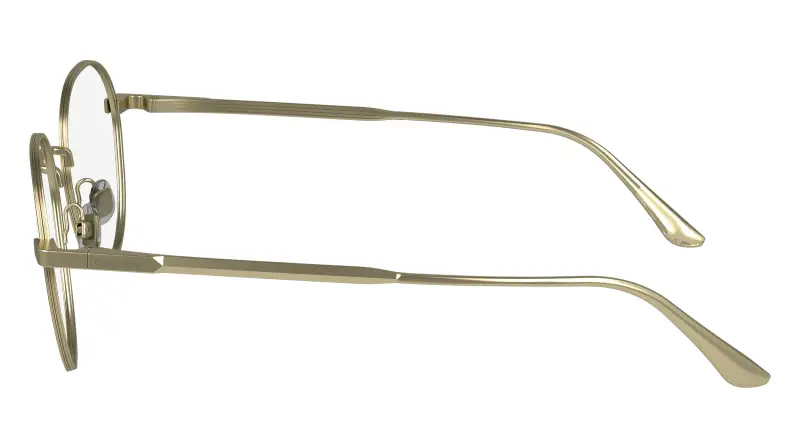 Unisex Calvin Klein CK24101N 720 Montature da vista Metallo Oro Geometrica Normale miniatura 3