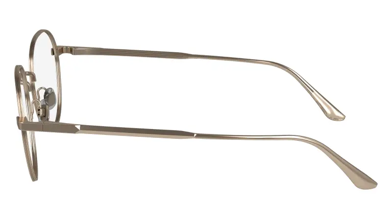 Unisex Calvin Klein CK24101N 770 Montature da vista Metallo Oro Geometrica Normale miniatura 3