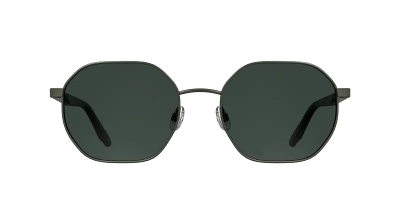 Unisex Calvin Klein CK25110S 072 Occhiali da sole Metallo Canna di fucile Grigio Squadrata Normale miniatura 2