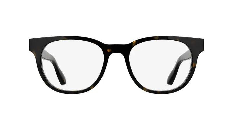 Unisex Calvin Klein CK25542 235 Montature da vista Acetato Havana Normale miniatura 2