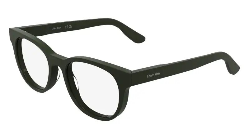 Unisex Calvin Klein CK25542 330 Montature da vista Acetato Verde Normale