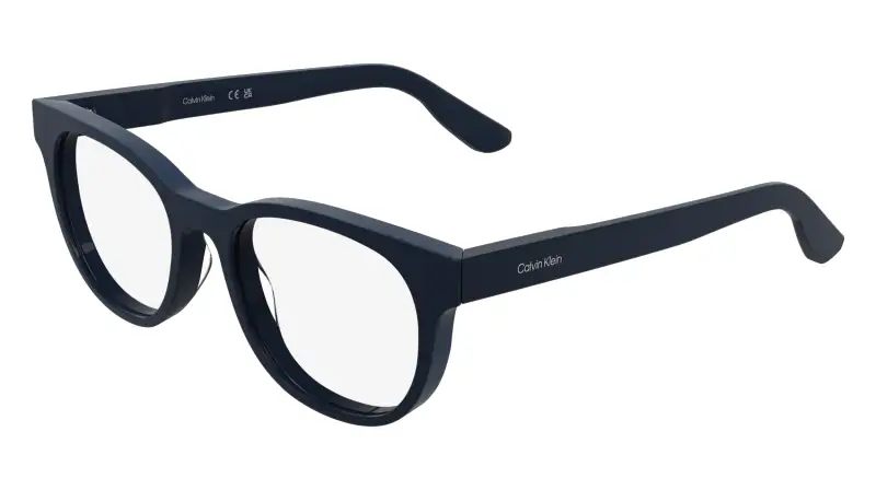 Unisex Calvin Klein CK25542 400 Montature da vista Acetato Blu Normale