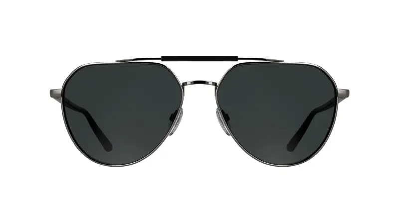 Unisex Calvin Klein CK26100S 070 Occhiali da sole Metallo Rutenio Grigio Pilot Normale miniatura 2