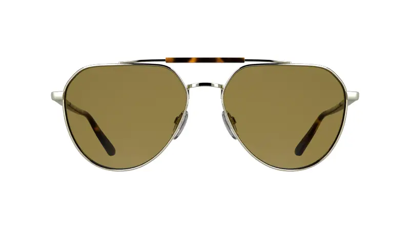 Unisex Calvin Klein CK26100S 716 Occhiali da sole Metallo Oro Pilot Normale miniatura 2