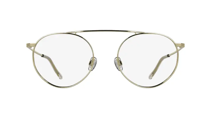 Unisex Calvin Klein CK26105T 717 Montature da vista Titanio Oro Rotonda Normale miniatura 2