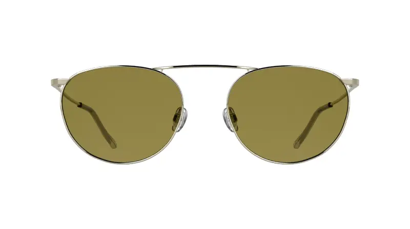 Unisex Calvin Klein CK26106ST 716 Occhiali da sole Titanio Oro Geometrica Normale miniatura 2