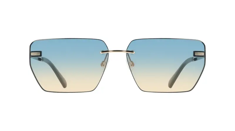 Unisex Calvin Klein CKJ25207S 726 Occhiali da sole Metallo Squadrata Normale miniatura 2