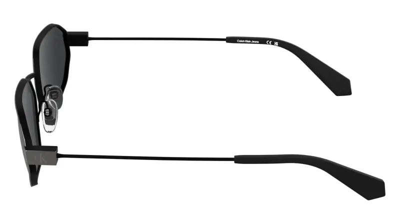 Unisex Calvin Klein CKJ26200S 018 Occhiali da sole Metallo Grigio Grigio Squadrata Normale miniatura 3