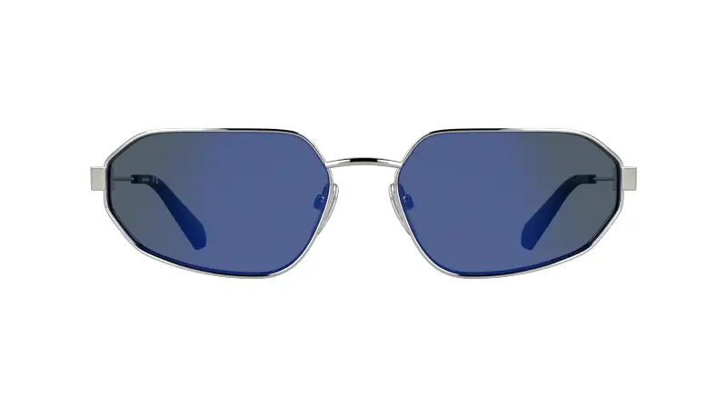 Unisex Calvin Klein CKJ26200S 040 Occhiali da sole Metallo Argento Squadrata Normale miniatura 2