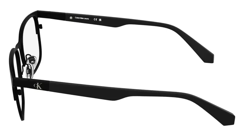 Unisex Calvin Klein CKJ26204 002 Montature da vista Metallo Nero Squadrata Normale miniatura 3