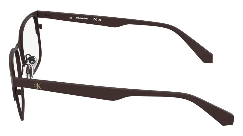 Unisex Calvin Klein CKJ26204 605 Montature da vista Metallo Bordeaux Squadrata Normale miniatura 3
