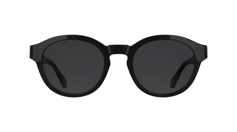 Unisex Calvin Klein CKJ26604S 001 Occhiali da sole Acetato Nero Grigio Geometrica Normale miniatura 2