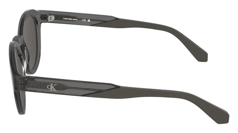 Unisex Calvin Klein CKJ26604S 050 Occhiali da sole Acetato Grigio Geometrica Normale miniatura 3