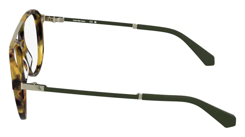 Unisex Calvin Klein CKJ26616 240 Montature da vista Acetato Havana Rotonda Normale miniatura 3