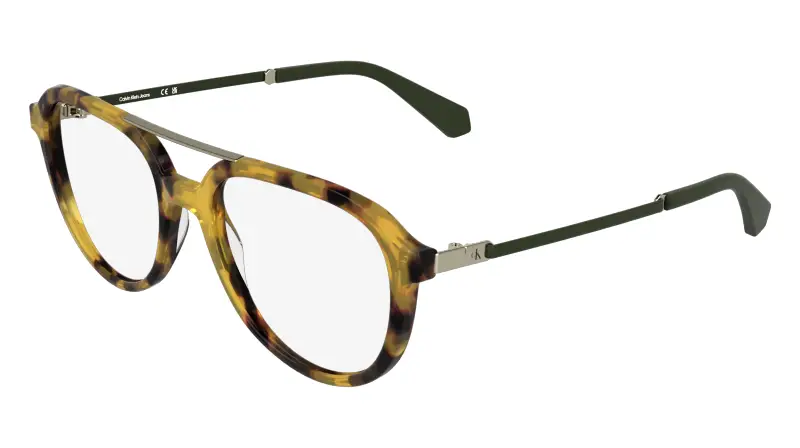 Unisex Calvin Klein CKJ26616 240 Montature da vista Acetato Havana Rotonda Normale