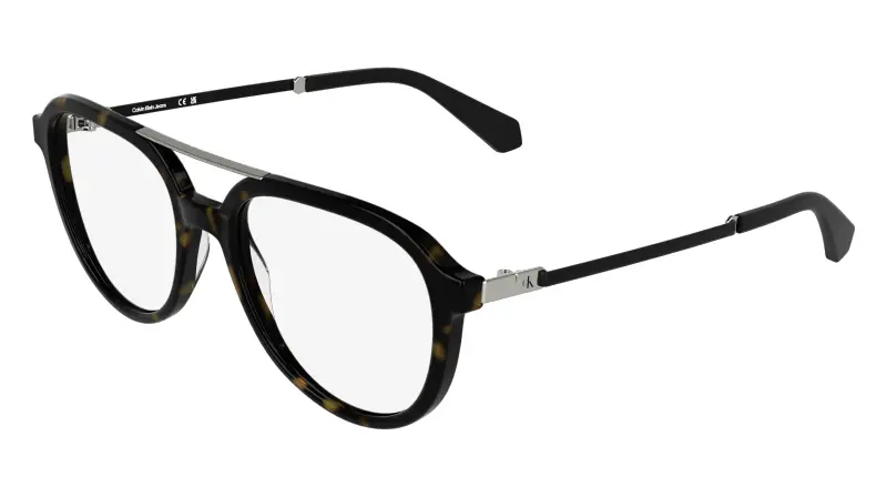 Unisex Calvin Klein CKJ26616 242 Montature da vista Acetato Havana Rotonda Normale