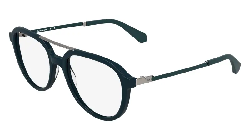 Unisex Calvin Klein CKJ26616 432 Montature da vista Acetato Petrolio Rotonda Normale