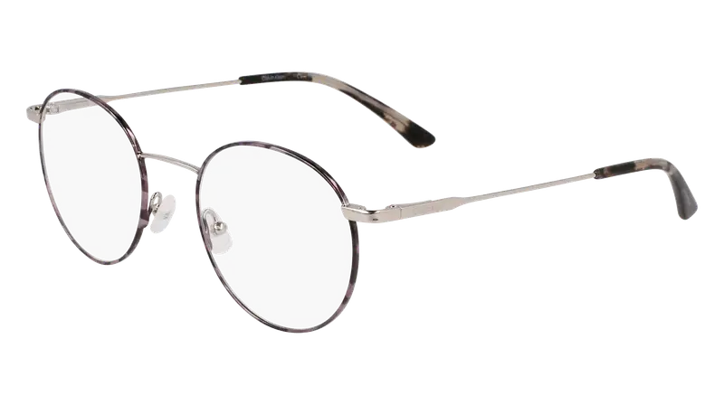 Calvin Klein Unisex CK19119 025 Montature da vista Metallo Havana  Rotonda Normale