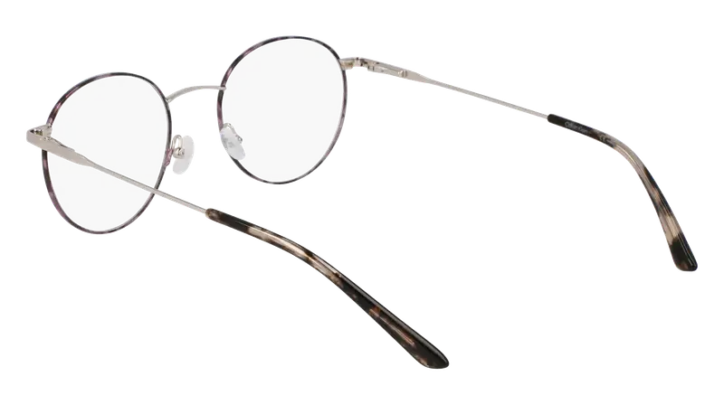 Calvin Klein Unisex CK19119 025 Montature da vista Metallo Havana Rotonda Normale miniatura 2