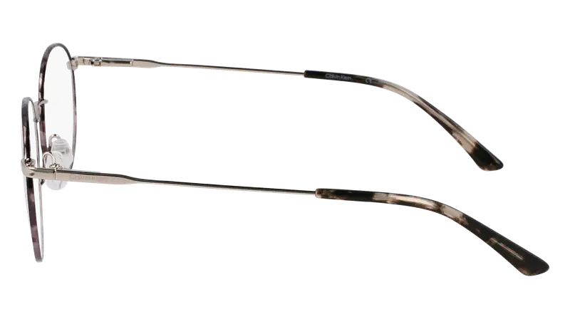 Calvin Klein Unisex CK19119 025 Montature da vista Metallo Havana Rotonda Normale miniatura 3