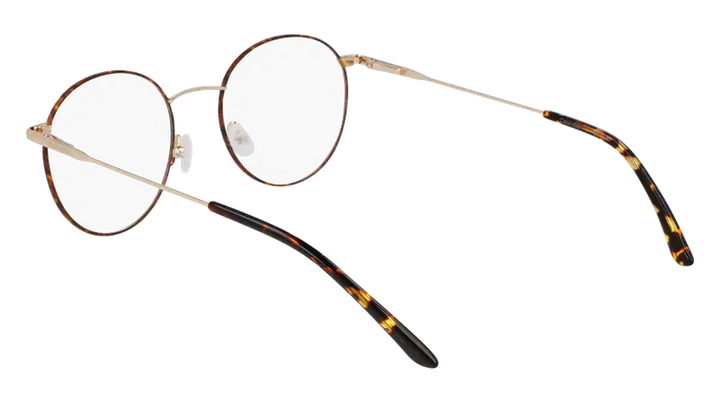 Calvin Klein Unisex CK19119 235 Montature da vista Metallo Havana Rotonda Normale miniatura 2