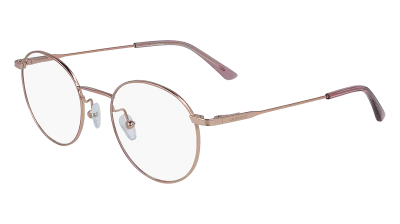 Calvin Klein Unisex CK19119 780 Montature da vista Metallo Oro  Rotonda Normale Fotocromatiche