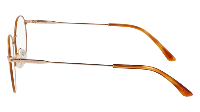 Calvin Klein Unisex CK19119 780 Montature da vista Metallo Oro Rotonda Normale Fotocromatiche miniatura 2