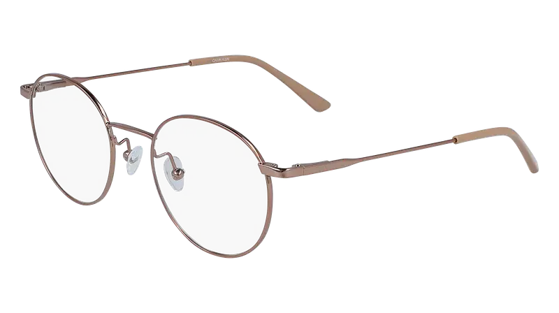 Calvin Klein Unisex CK19119 781 Montature da vista Metallo Oro  Rotonda Normale Fotocromatiche