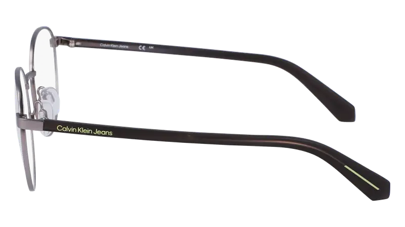 Calvin Klein Unisex CK19119 781 Montature da vista Metallo Oro Rotonda Normale Fotocromatiche miniatura 2