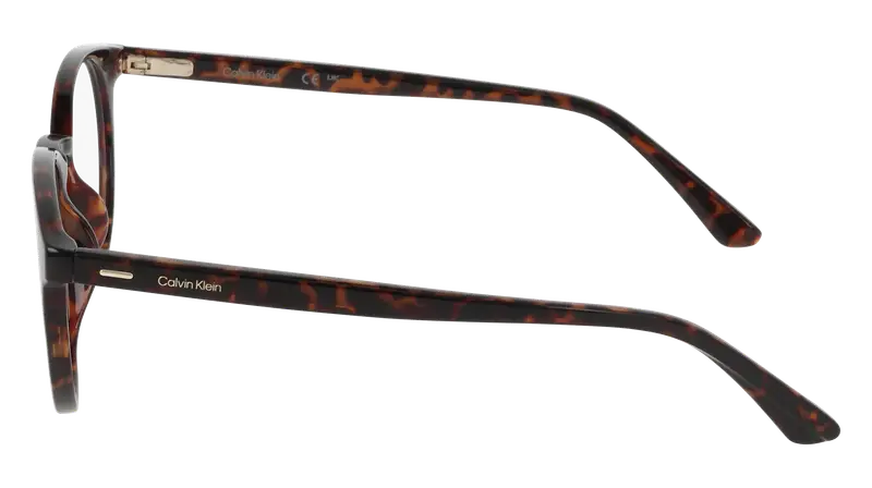 Calvin Klein Unisex CK20527 235 Montature da vista Iniettato Havana Rotonda Normale miniatura 2