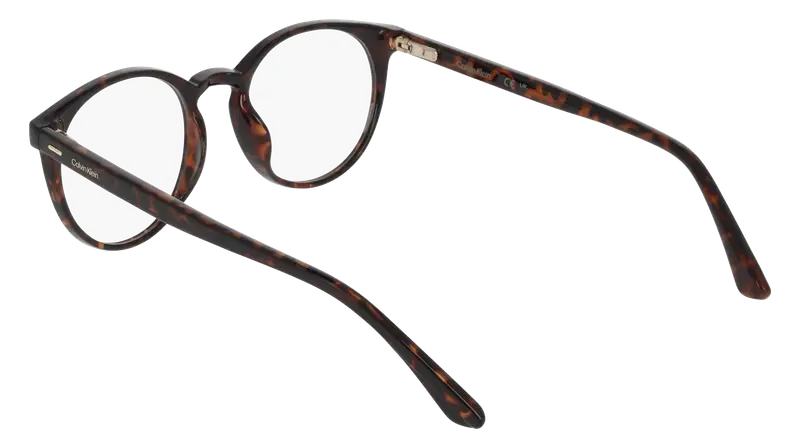 Calvin Klein Unisex CK20527 235 Montature da vista Iniettato Havana Rotonda Normale miniatura 3