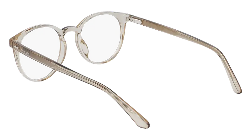 Calvin Klein Unisex CK20527 270 Montature da vista Iniettato Beige Rotonda Normale Normale miniatura 2