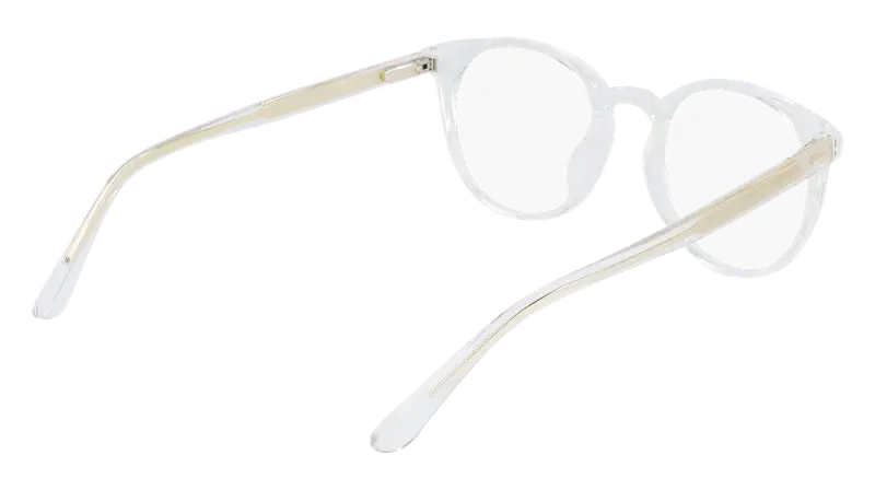 Calvin Klein Unisex CK20527 971 Montature da vista Iniettato Trasparente Rotonda Normale Normale miniatura 3