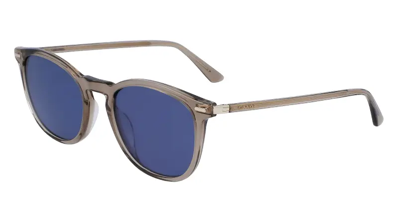 Unisex CK22533S 058 Occhiali da sole Acetato Grigio Blu Geometrica Normale Fotocromatiche