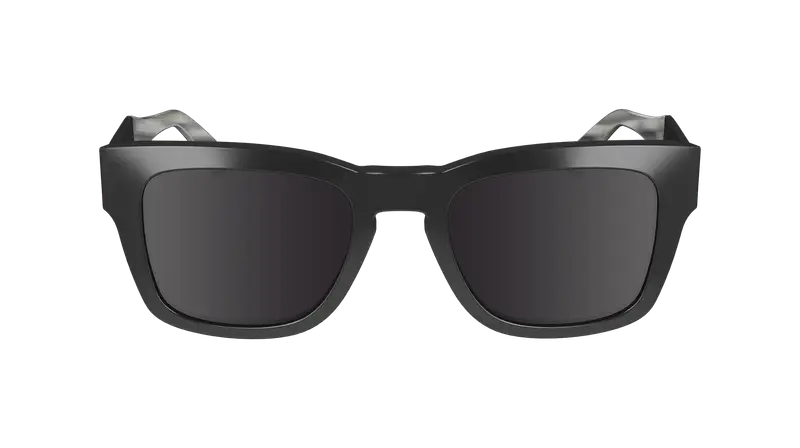 Calvin Klein Unisex CK23539S 001 Occhiali da sole Acetato Nero Fumo Squadrata Normale Normale miniatura 2