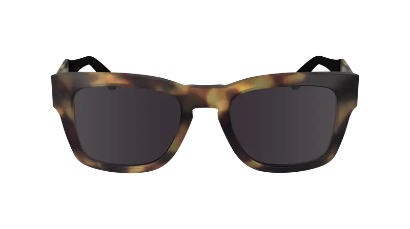 Calvin Klein Unisex CK23539S 281 Occhiali da sole Acetato Havana Fumo Squadrata Normale Normale miniatura 2