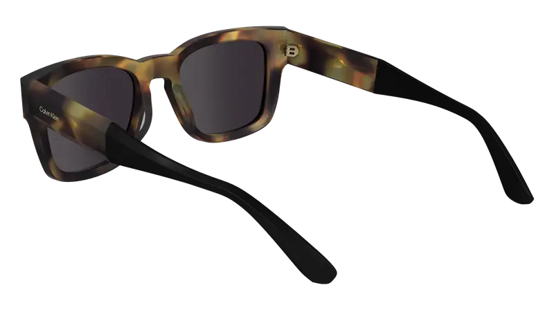 Calvin Klein Unisex CK23539S 281 Occhiali da sole Acetato Havana Fumo Squadrata Normale Normale miniatura 3