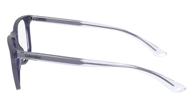 Calvin Klein Unisex CK23548 438 Montature da vista Bio-iniettato Blu Squadrata Normale miniatura 3