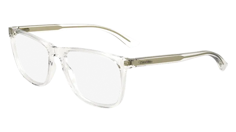 Calvin Klein Unisex CK23548 970 Montature da vista Bio-iniettato Trasparente  Squadrata Normale