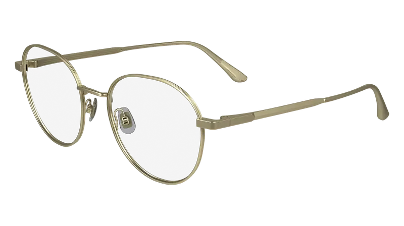 Calvin Klein Unisex CK24101 720 Montature da vista Metallo Oro  Geometrica Normale