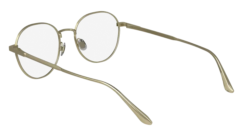 Calvin Klein Unisex CK24101 720 Montature da vista Metallo Oro Geometrica Normale miniatura 2